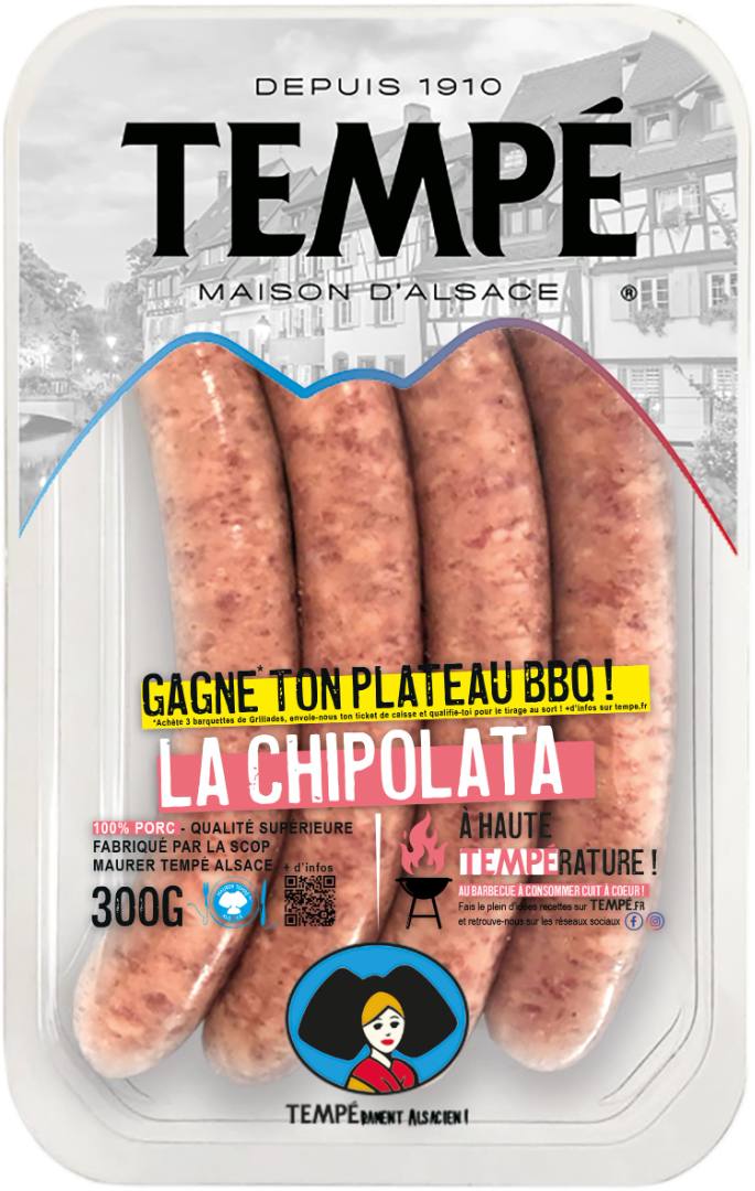 Chipolata supérieure Tempe : photo du produit rappelé le 14/05/2021
