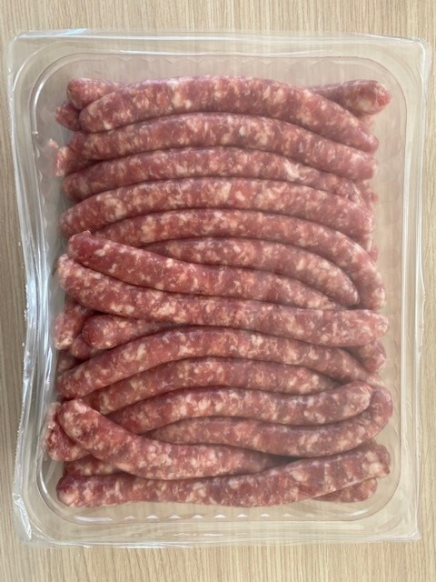 Chipolatas de porc nature 80/90 gr s/atmosphere protectrice x28 : photo du produit rappelé le 04/05/2023