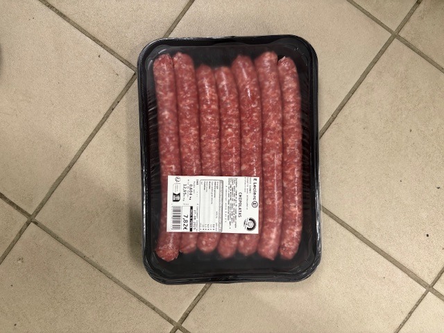 Chipolatas E.Leclerc Vannes - Comme à la Maison : photo du produit rappelé le 19/06/2025