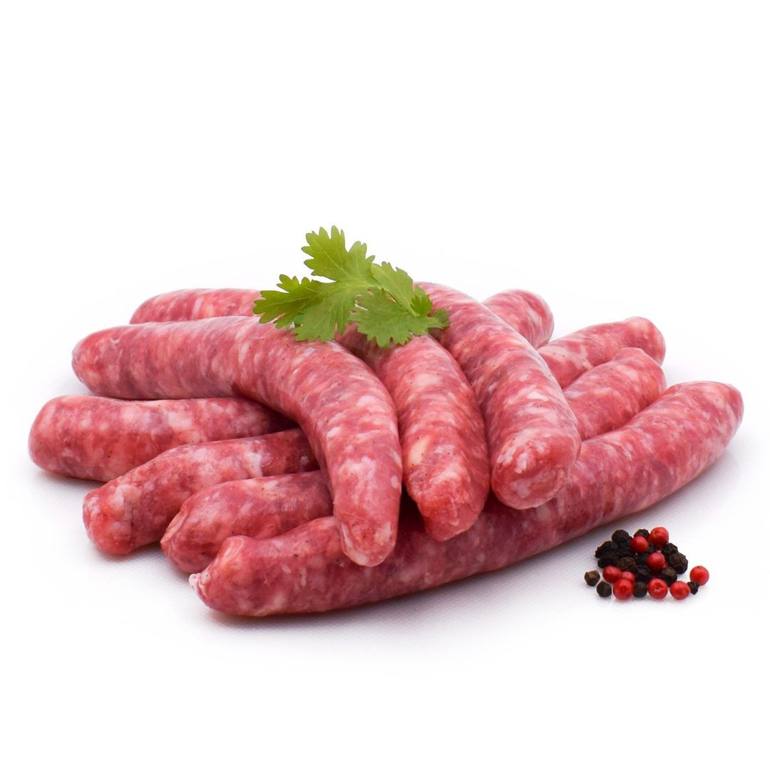 Chipolatas vendues au rayon boucherie traditionnelle du magasin Carrefour : photo du produit rappelé le 12/04/2024