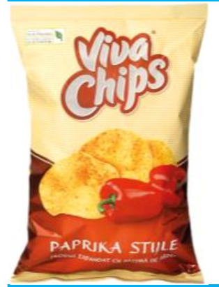 Chips au paprika Viva Chips : photo du produit rappelé le 16/02/2023