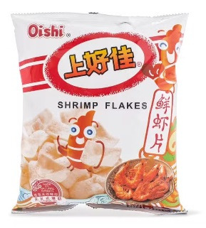 Chips crevettes Oishi : photo du produit rappelé le 07/07/2023