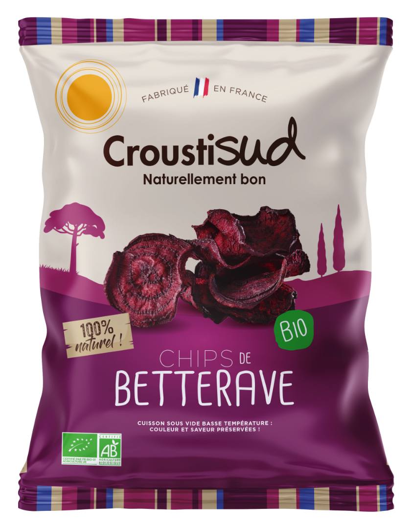 Chips de betterave Croustisud : photo du produit rappelé le 26/09/2024
