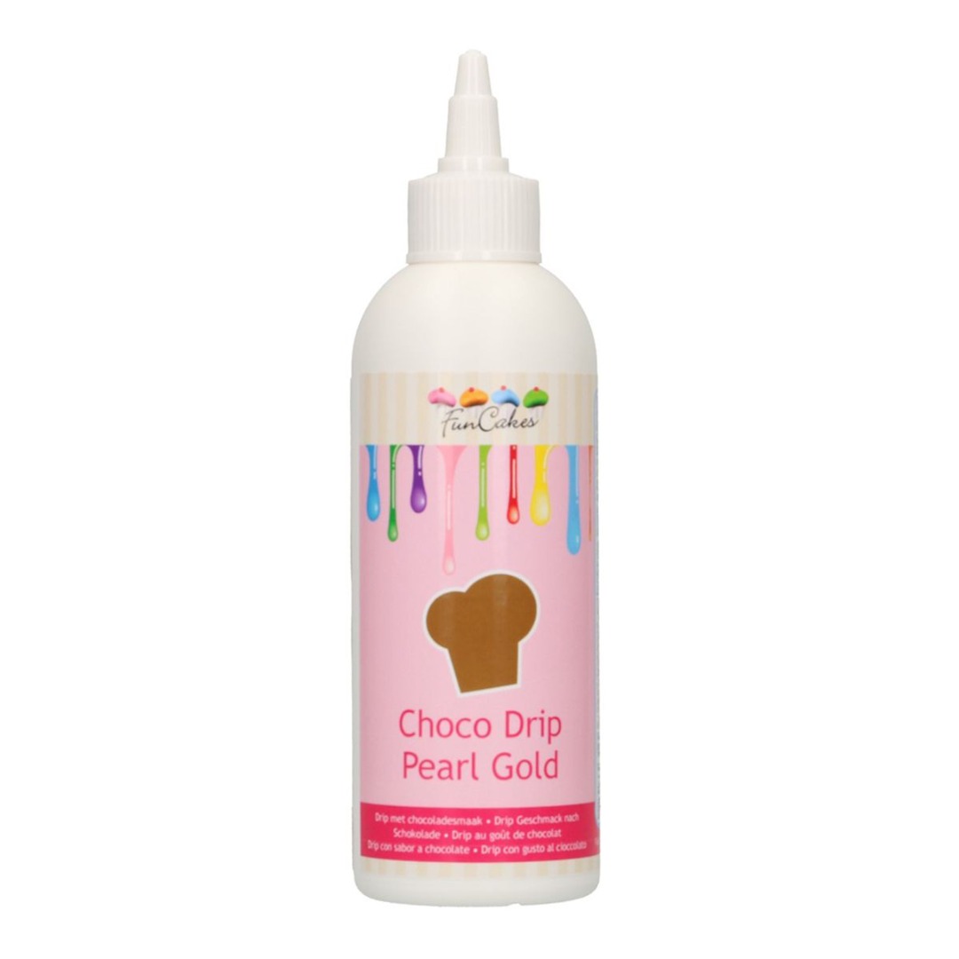Choco drip gold - drip au goût de chocolat Funcakes : photo du produit rappelé le 03/11/2022