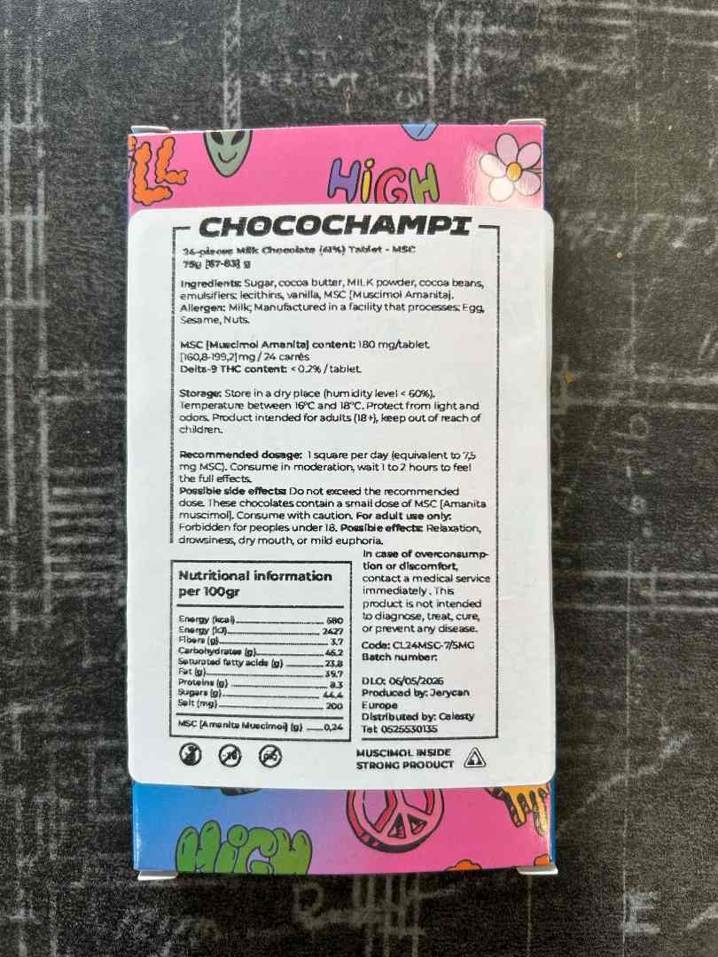 Chocochampi Jerycan : photo 2 sur 2 du produit rappelé le 19/02/2025