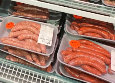 Chorizo, merguez, chipolatas, chipolatas espelette Leclerc Aurillac : photo du produit rappelé le 10/10/2025