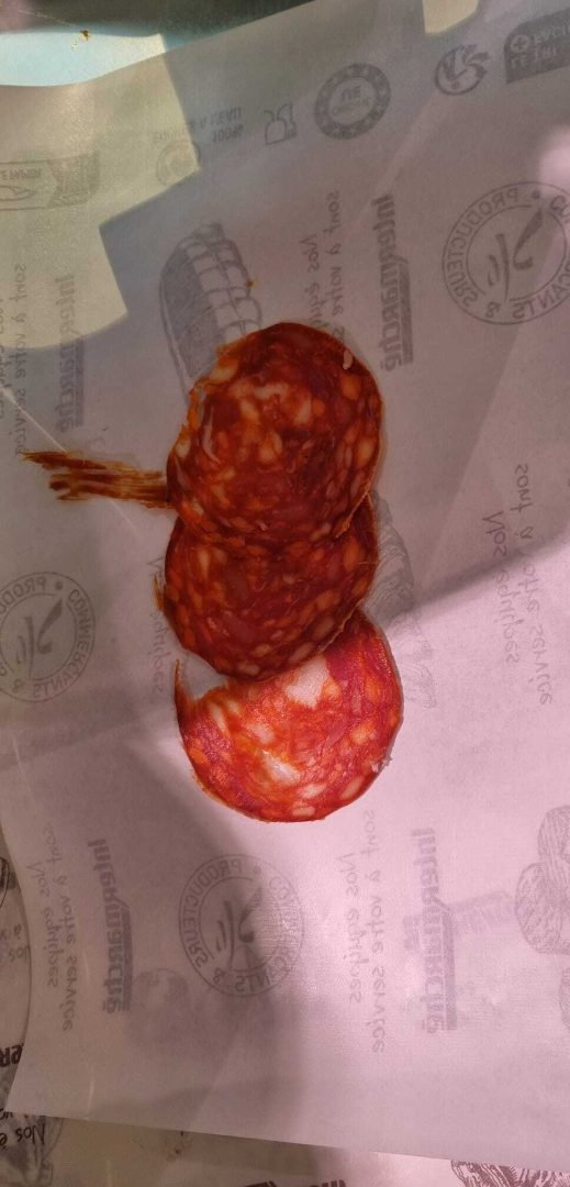 Chorizo pur porc doux Onno : photo du produit rappelé le 09/11/2023
