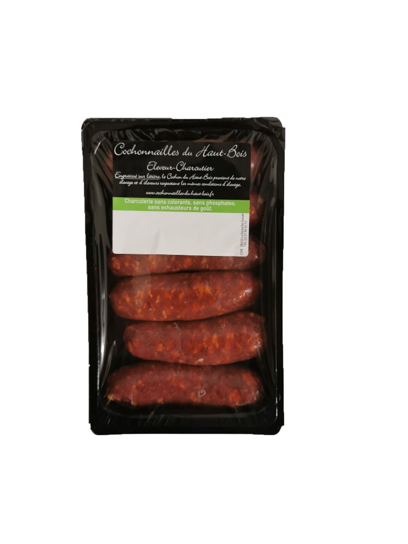 Chorizos à griller Cochonnailles du Haut-Bois : photo du produit rappelé le 07/10/2021