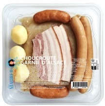 Choucroute garnie d'alsace 1 kg Maurer : photo du produit rappelé le 23/05/2025