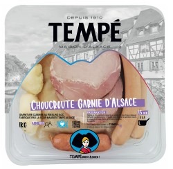 Choucroute garnie d'alsace 1 kg Tempe : photo du produit rappelé le 23/05/2025