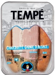 Choucroute garnie d'alsace 370g Tempe : photo du produit rappelé le 23/05/2025