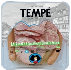 Choucroute garnie d’alsace la royale 1 kg Tempe : photo du produit rappelé le 23/05/2025