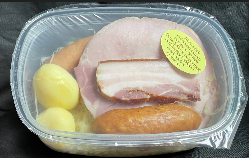 Choucroute garnie Gast : photo 3 sur 3 du produit rappelé le 23/11/2023