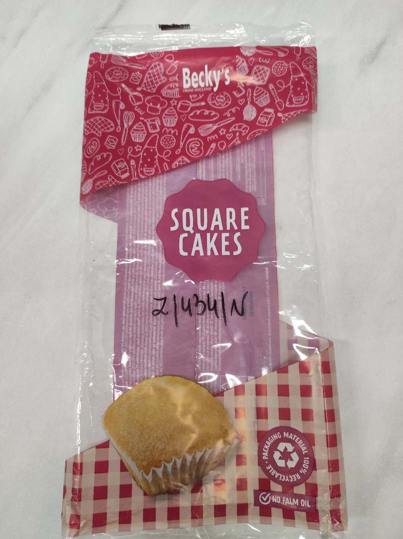 Ciasto becky's Square Cakes : photo du produit rappelé le 20/06/2025