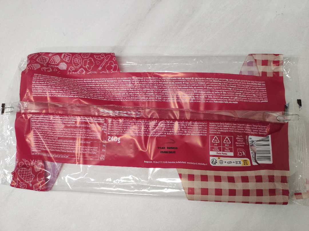 Ciasto becky's Square Cakes : photo 2 sur 2 du produit rappelé le 20/06/2025