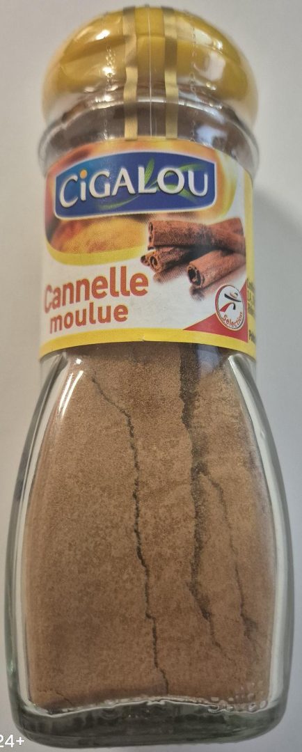 Cigalou cannelle moulue 35g 10cl : photo du produit rappelé le 06/10/2025