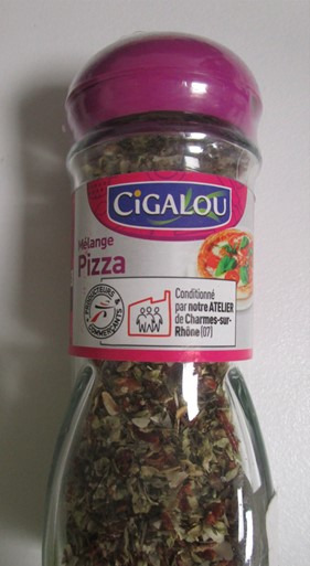 Cigalou melange pizza 16g : photo du produit rappelé le 22/06/2023
