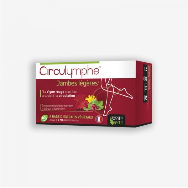 Circulymphe jambes légères comprimés Santé Verte : photo du produit rappelé le 17/09/2021