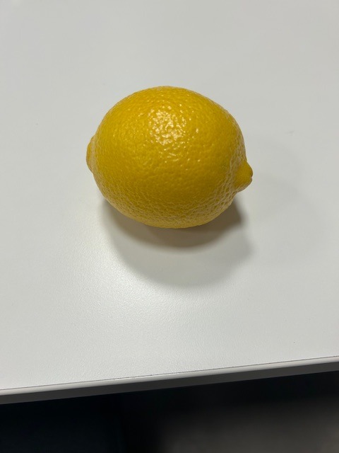 Citron jaune : photo du produit rappelé le 12/09/2025
