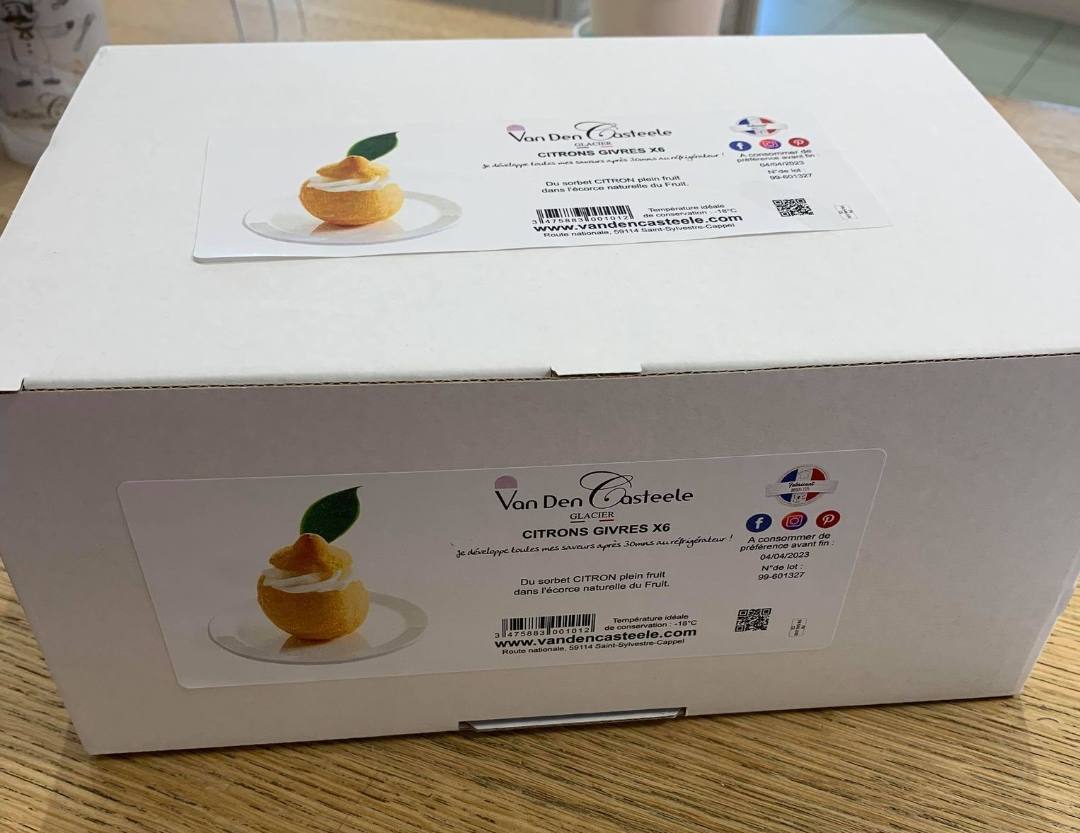 Citrons givres x6 Van Den Casteele : photo du produit rappelé le 29/07/2021