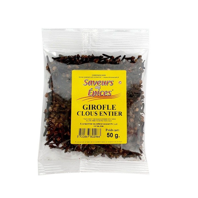 Clou de girofle entier Chronocash : photo du produit rappelé le 09/02/2022
