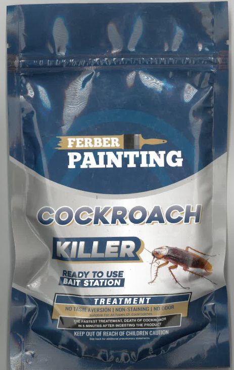 Cockroach killer - 500 baits Ferber Painting : photo du produit rappelé le 03/06/2024