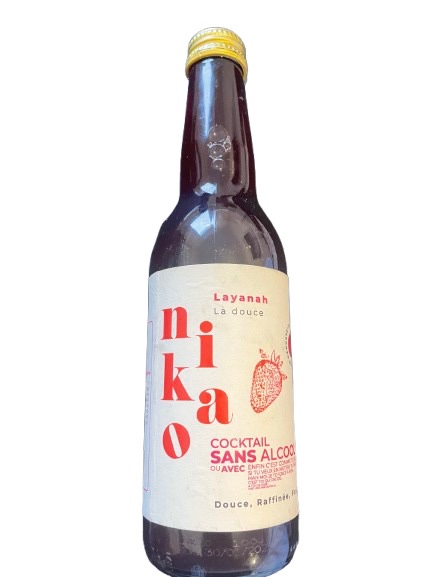 Cocktail sans alcool : layanah Nikao : photo du produit rappelé le 22/01/2025