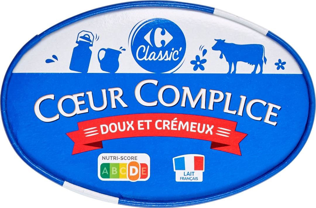 Coeur complice Carrefour Classic : photo du produit rappelé le 12/08/2025