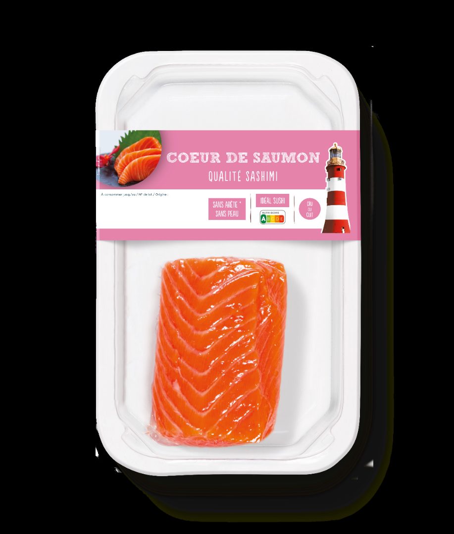Coeur de filet de saumon : photo du produit rappelé le 20/06/2023