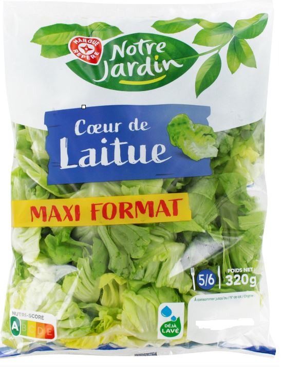 Coeur de laitue - 320 g – notre jardin : photo du produit rappelé le 21/06/2024
