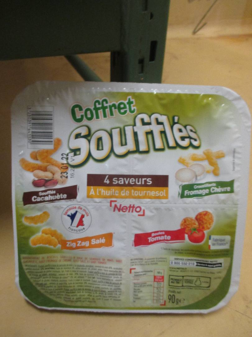Coffret 4 saveurs coffret Netto : photo du produit rappelé le 13/07/2021