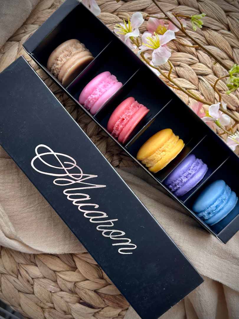 Coffret fondant macaron Biotyfullcandle : photo du produit rappelé le 10/02/2025
