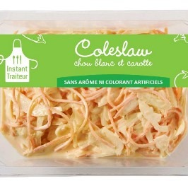 Coleslaw de chou blanc et carotte 200 g Instant Traiteur : photo du produit rappelé le 03/10/2023
