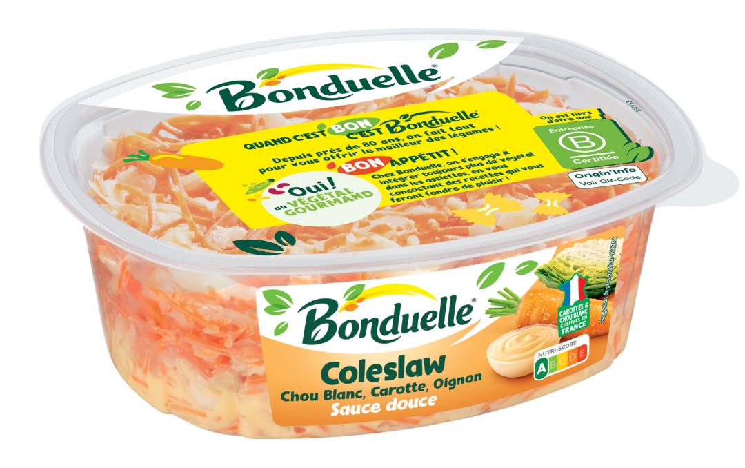 Coleslaw sauce douce Bonduelle : photo du produit rappelé le 19/05/2025