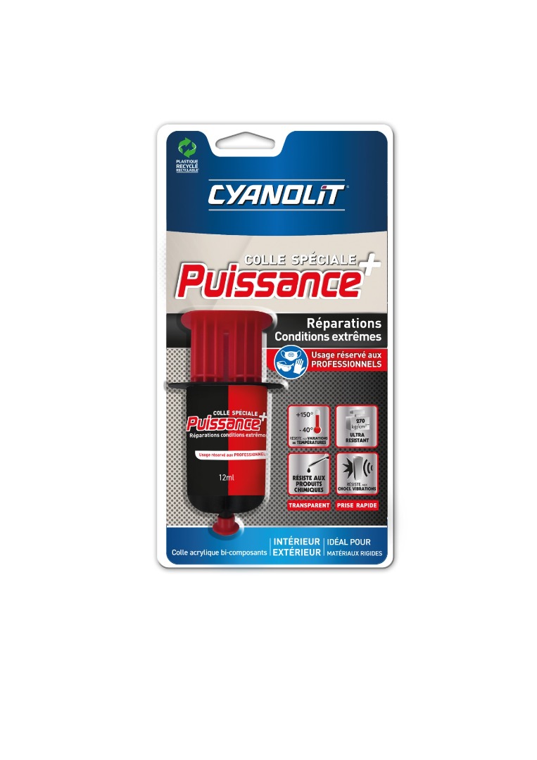 Colle bi-composants puissance + penloc gti Cyanolit : photo 2 sur 2 du produit rappelé le 13/11/2024