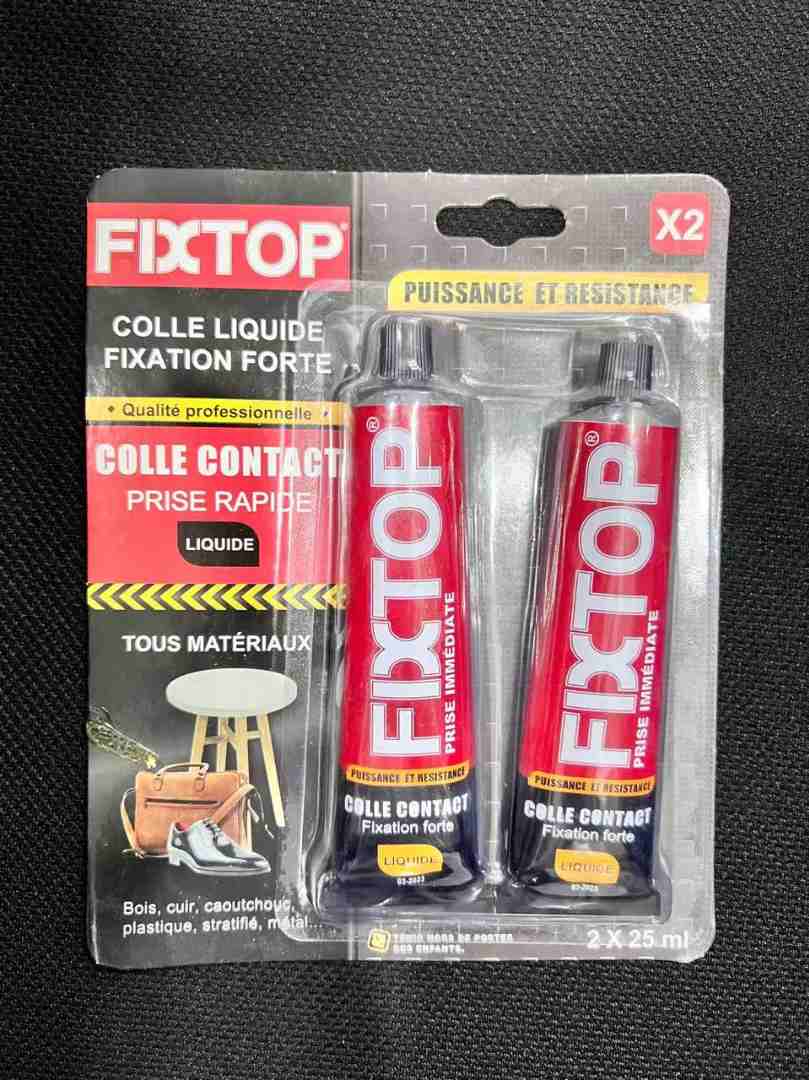 Colle contact a prise rapide Fixtop : photo du produit rappelé le 25/10/2024