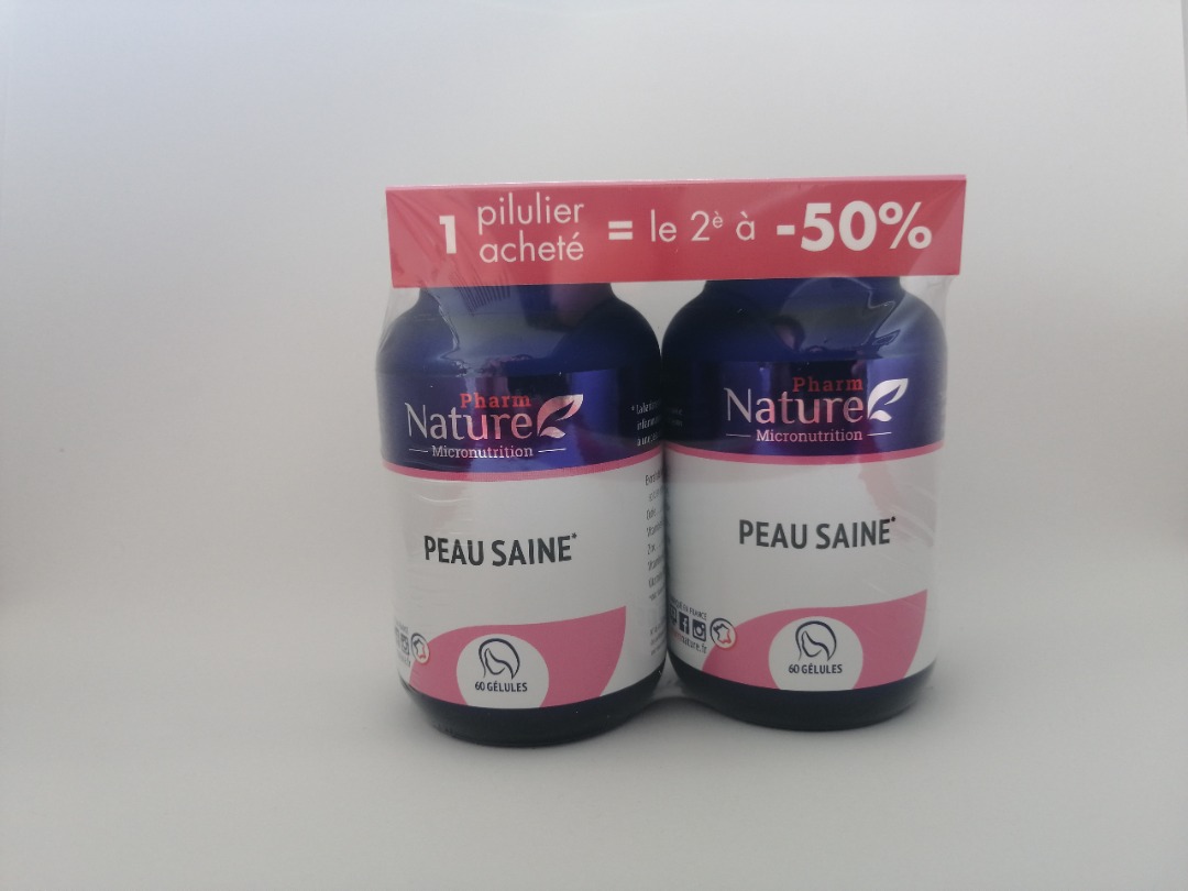 Complément aliimentaire peau saine Pharmnature Micronutrition : photo 2 sur 3 du produit rappelé le 07/07/2023