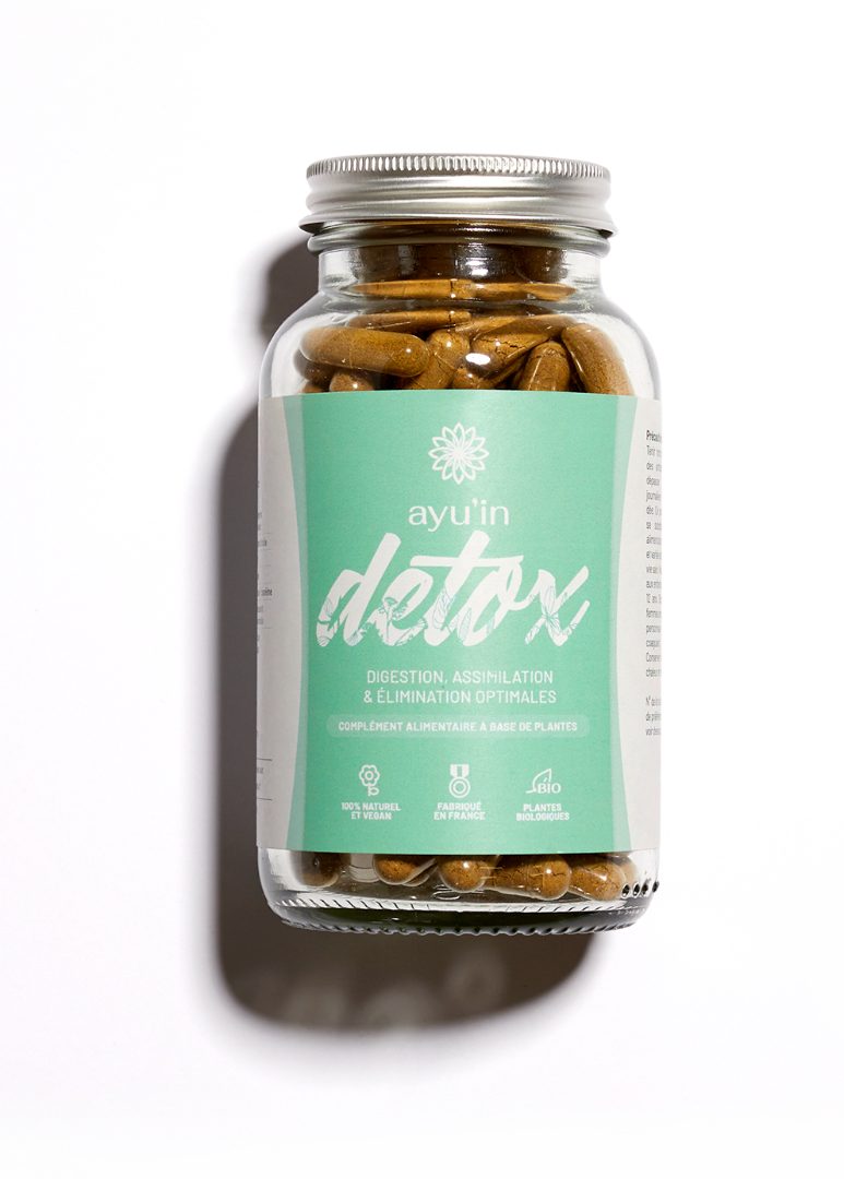 Complément alimentaire détox Ayu'in : photo du produit rappelé le 09/02/2022