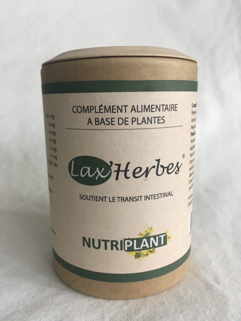 Complément alimentaire lax'herbes Nutriplant : photo du produit rappelé le 09/05/2022