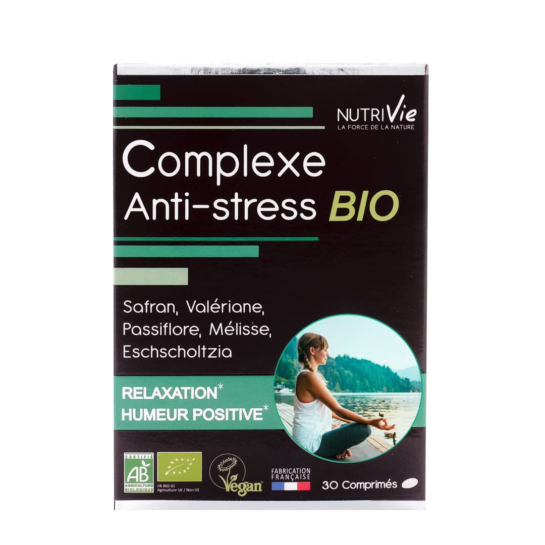 Complexe anti-stress bio Nutrivie : photo du produit rappelé le 13/10/2021