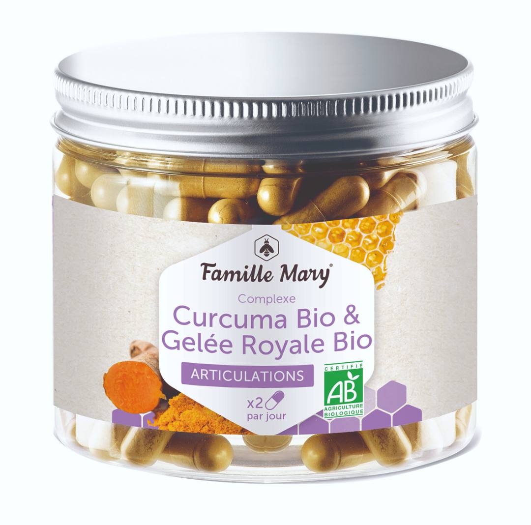 Complexe curcuma gelée royale biologique Famille Mary : photo du produit rappelé le 24/06/2021