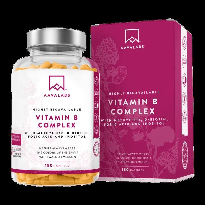Complexe de vitamine b Aavalabs : photo du produit rappelé le 20/08/2024