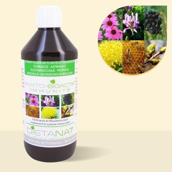 Complexe immunité - 500ml extrait de plantes fraiches et bourgeons Dietanat : photo du produit rappelé le 24/09/2021