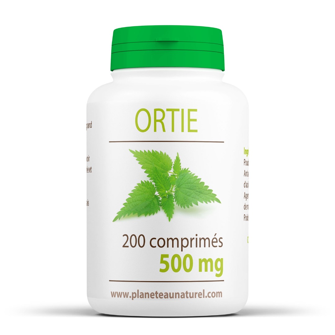 Comprimés ortie feuille 500mg Planète au Naturel : photo du produit rappelé le 09/03/2023