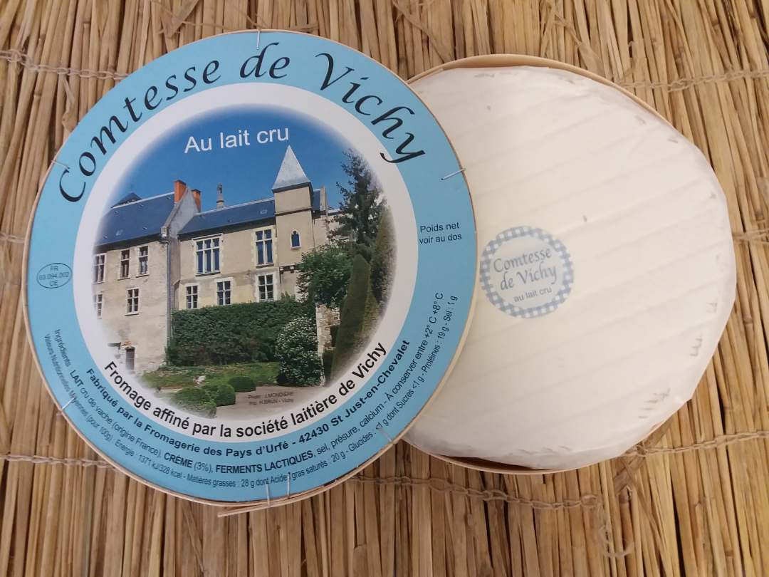 Comtesse de vichy 1.3kg lait cru Societe Laitiere de Vichy : photo du produit rappelé le 09/02/2023