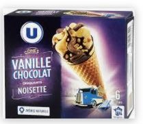 Cônes x6 384g U : photo 3 sur 5 du produit rappelé le 03/08/2021
