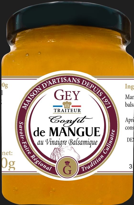 Confit de mangue Raoul Gey : photo du produit rappelé le 18/11/2024