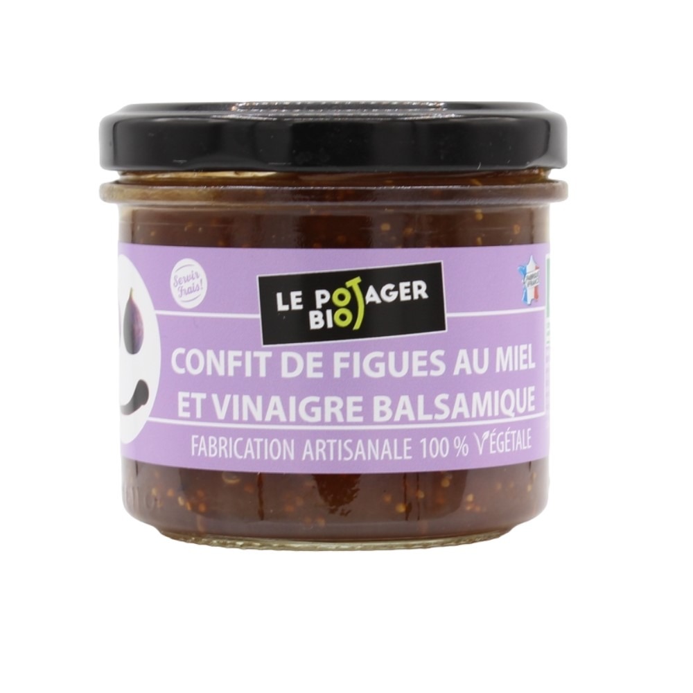 Confit figues 100g Le Potager BIO : photo du produit rappelé le 04/11/2024