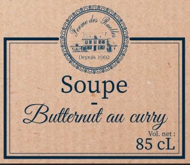 Conserve : soupe butternut au curry La Ferme des Ruelles : photo du produit rappelé le 03/06/2025