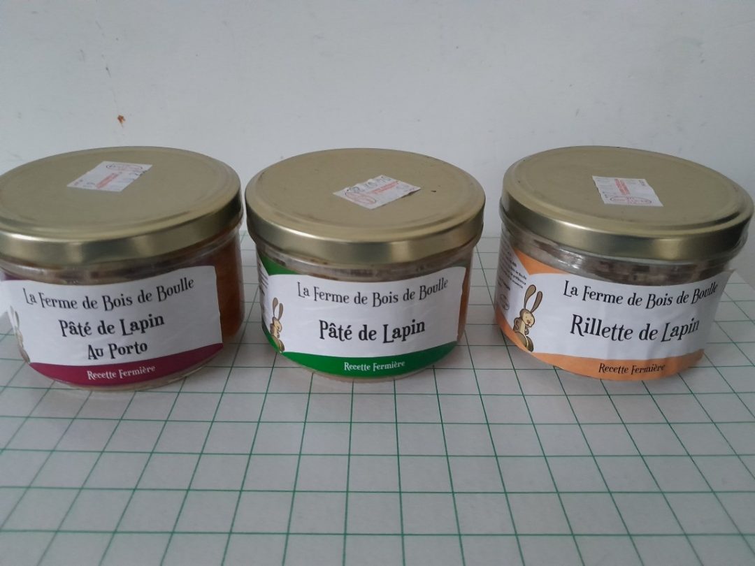 Conserves de lapin Ferme du Bois de Boulle : photo du produit rappelé le 11/02/2026